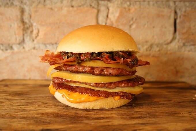 Chimi Choripanes - Smash Triple Bacon - Dia do Hamburger